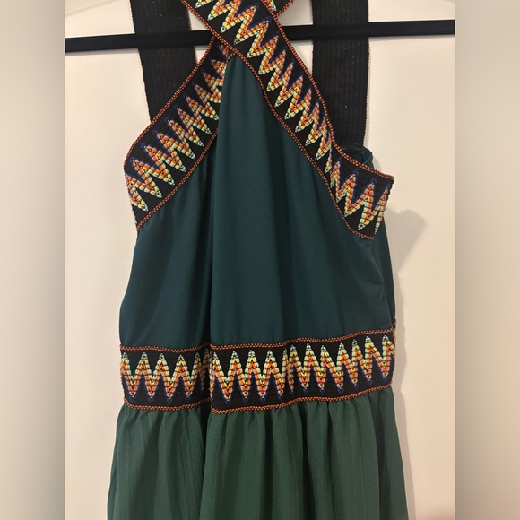 SHEIN Green Halter Midi Dress - Picture 5 of 9